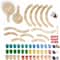 Hape Quadrilla Wooden The Cyclone Marble Run Construction Set
